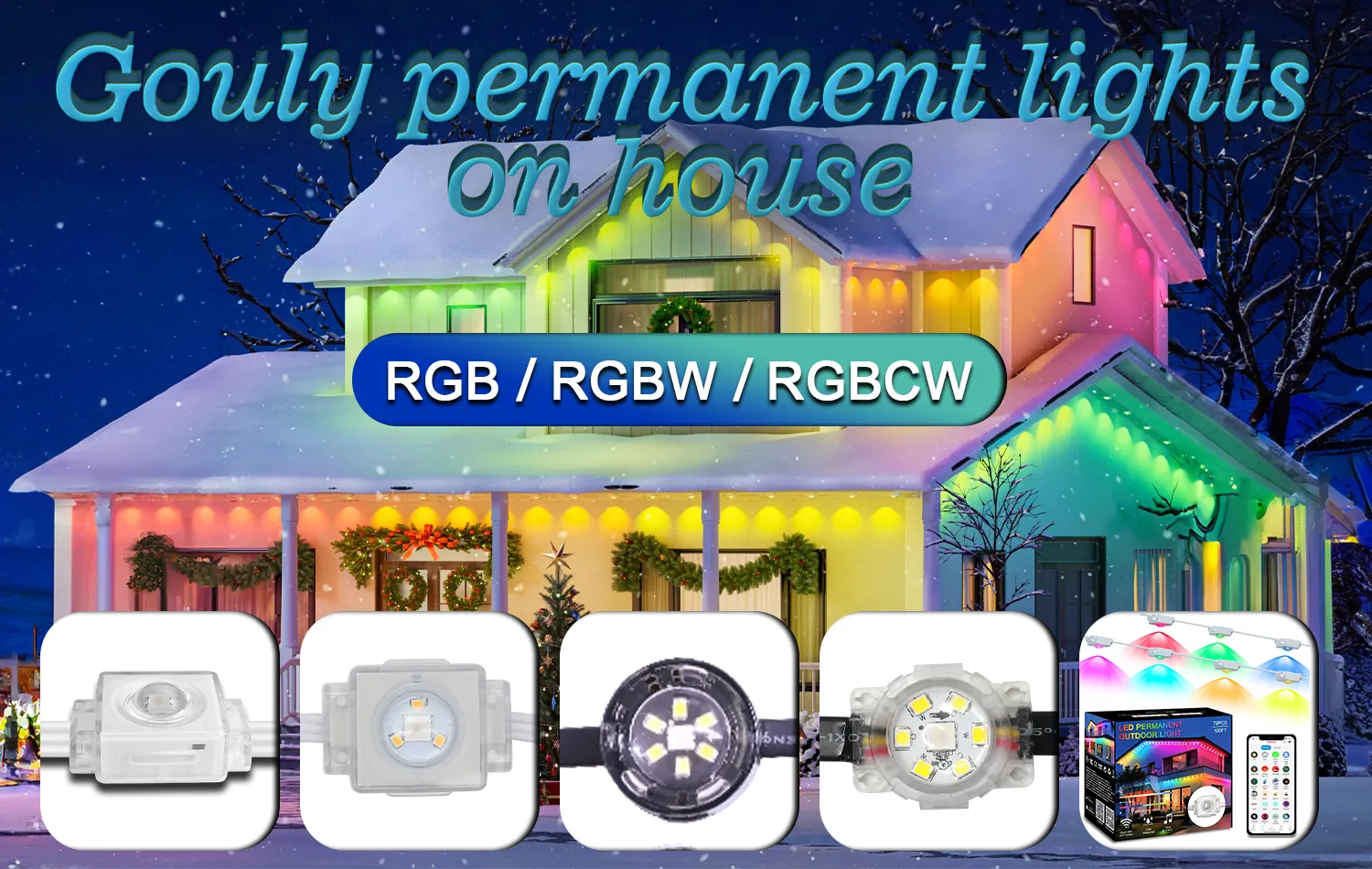 Gouly Permanent Outdoor Light Series